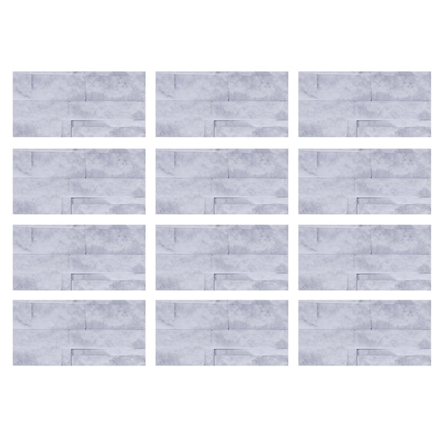 12 pegatinas para azulejos, impermeables, de PVC, autoadhesivas, para pared y suelo, accesorios de cocina (KIT039)