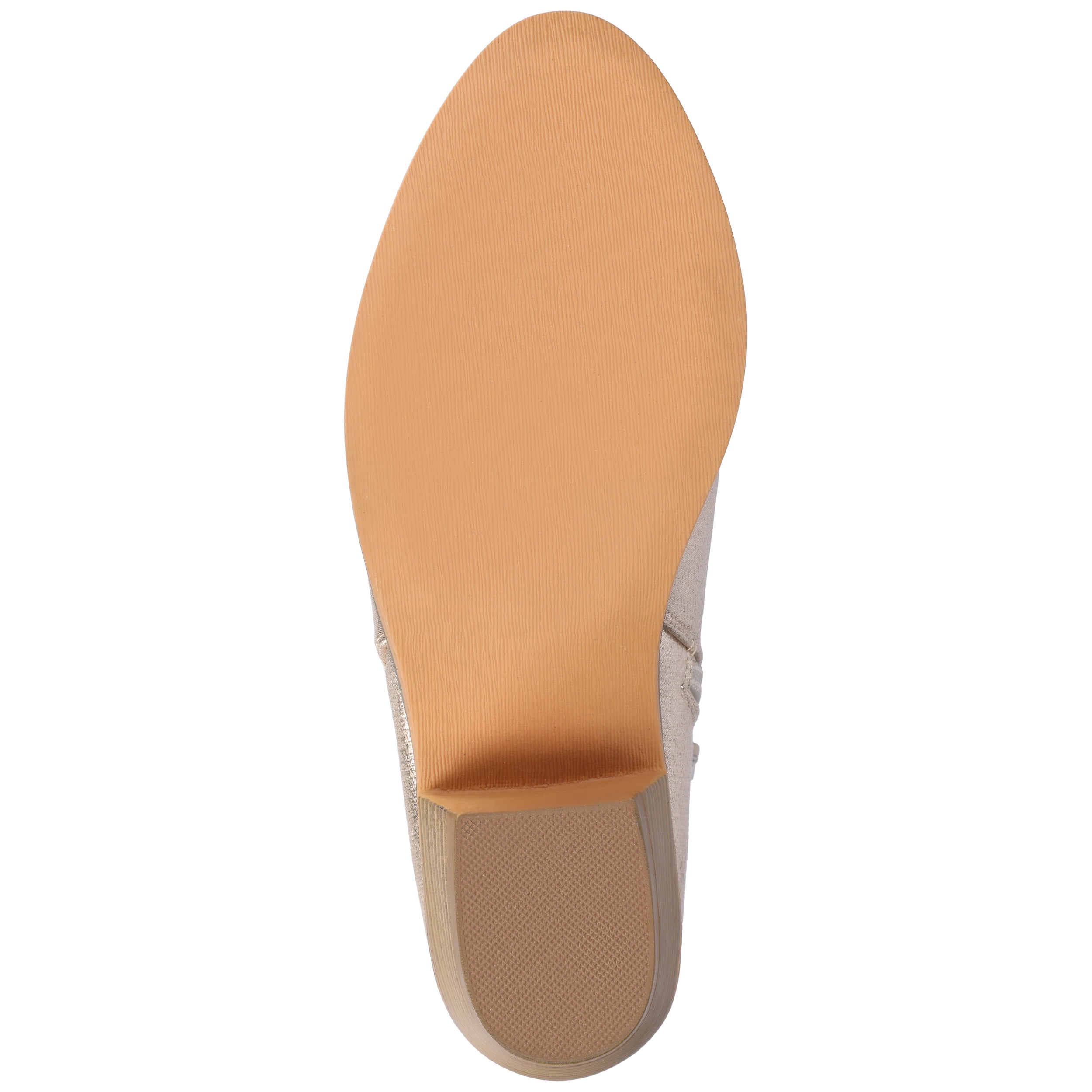 Journee Womens Rebel Outside Zip Stacked Heel Booties