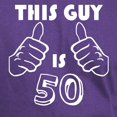 thumbnail image 3 of CafePress - This Guy Is 50 T Shirt - Men's Classic Graphic Cotton T-Shirt, 3 of 4
