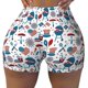 thumbnail image 2 of Fotbe Fourth Of July Party Shorts Sin Costuras – Shorts Deportivos de Cintura Alta para Mujer, Elásticos para Gimnasio, Yoga, Running o Ciclismo-Small, 2 of 8