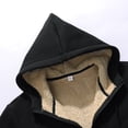thumbnail image 6 of SGMVNU Men's Tracksuits Male Casual Warm Solid Two Piece Suit Zipper Pocket Hoodies Coat Drawstring Pants Set Casual Outfits for Men(Black, S), 6 of 8