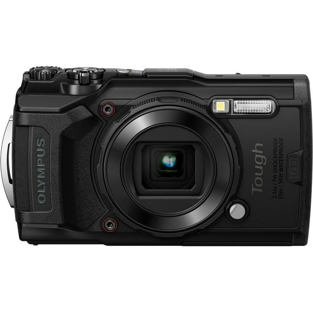 Kruiden Verbanning uitroepen Olympus Tough TG-6 Compact Digital Camera - Black - Walmart.com