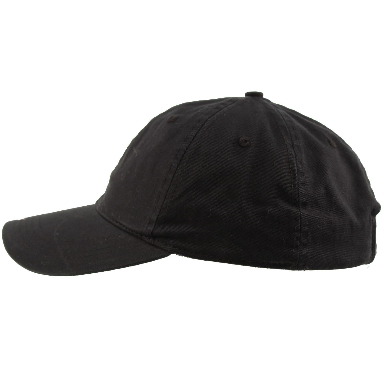 blank black dad hat