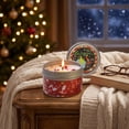 thumbnail image 5 of Tyidzon Christmas Scented Candles for Home, 1 Pc Christmas Tin Soy Wax Aromatherapy Candle with Dried Petals for Home, Perfect Holiday Gifts, 5 of 6
