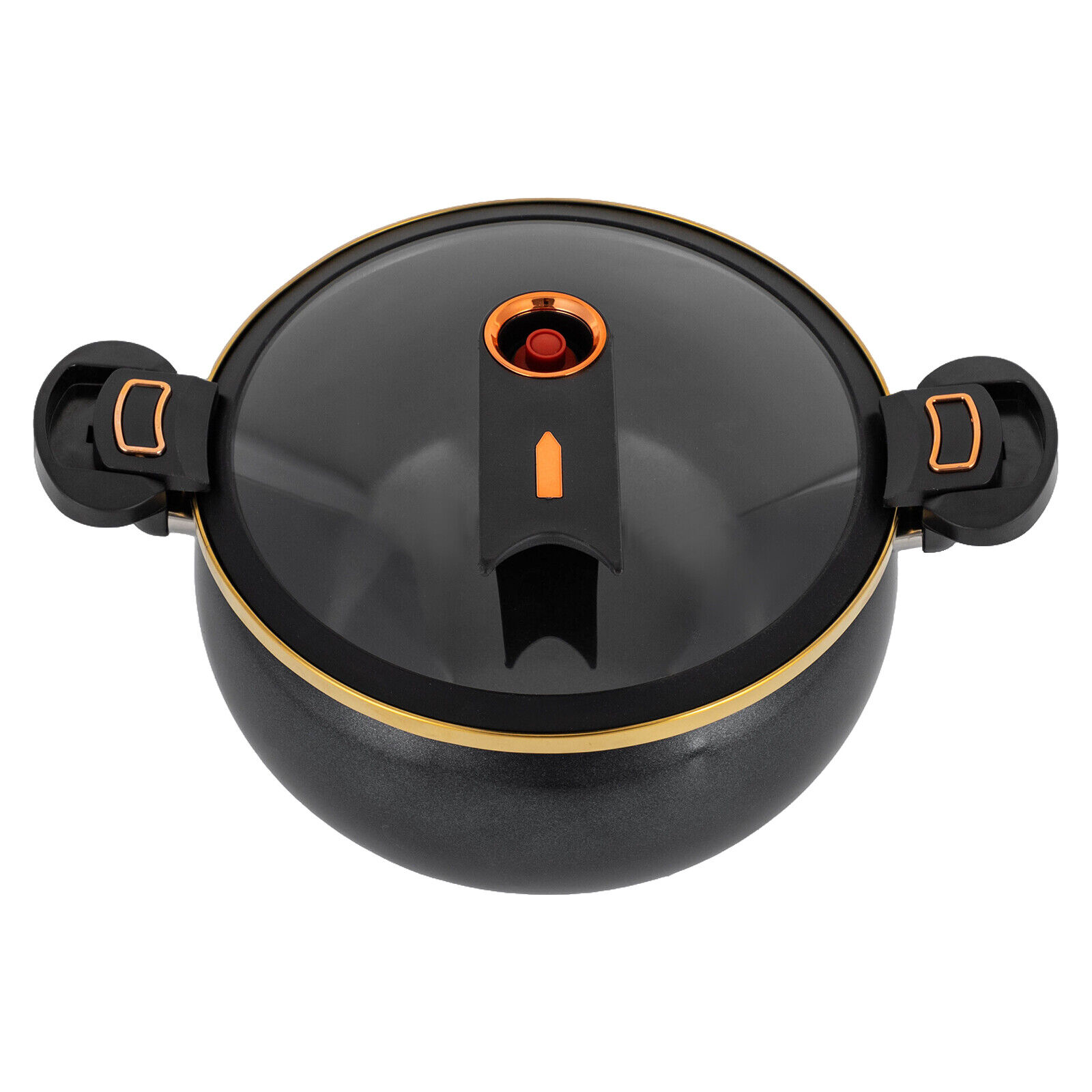TFCFL 8L/8.45Qt Micro Pressure Cooker Kitchen Multifunctional Non-Stick Cooking Pot with Visual Lid