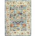 thumbnail image 2 of Laura Hill Bella Amelia Damask Area Rug, Blue/Ivory, 7'10"x10'2", 2 of 5