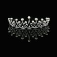 thumbnail image 3 of LABSERRON 1Set Bridal Crystal Tiara Rhinestone Wedding Crown Headwear for Ladies 6.3In * 0.47In, 3 of 6