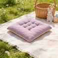 thumbnail image 6 of Easter Outdoor Cushions, Soft Comfortable Seat Cushion Pad for Patio Dining Chair, Garden Furniture, Party & Outdoor Easter Decor, Seasonal Spring Holiday Cushion for Home & Yard Use, 18*18in, Purple, 6 of 7