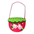 thumbnail image 1 of veasfak DIY Sewing Bag Set Handmade Pre Punched Pouch Girls Gift Child Sewing Crafts Strawberry, 1 of 9
