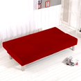 thumbnail image 3 of Unicoloured stretch sofa covers protective cover without armrests, foldable and elastic sofa cover (red), 3 of 7