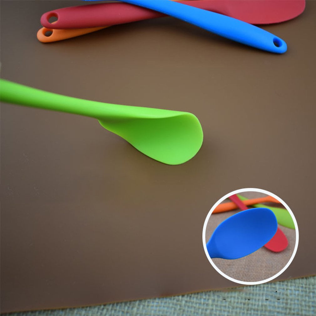 Universal Heat Resistant Integrate Handle Silicone Spoon Kitchen Tool Utensil PZ