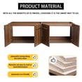 thumbnail image 4 of Bathroom Vanity 60 Inch Wall-mounted Bathroom Vanity (Only the Cabinet Body, No Top Sink)-BVB09160BRE,Vanity With Sink, 4 of 16