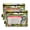 Birds Play in Forest, variant on 2 Pack Pencil Pouch for 3 Ring Binder Smooth Zipper Folders with Pockets Clear Window Pencil Case Fairy Sitting Book and Coffee