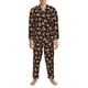 thumbnail image 3 of Balery Rose Flower Bear Pijama para Hombre de Dos Piezas con Manga Larga, Conjunto de Dormir y Descanso Suave con Bolsillos-XX-Large, 3 of 7