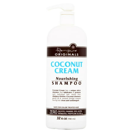 Renpure Originals Coconut Cream Nourishing Shampoo, 32 fl (Best Natural Shampoo For Dry Hair In India)