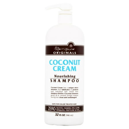 Renpure Originals Coconut Cream Nourishing Shampoo, 32 fl (Best Natural Shampoo For Dry Hair In India)