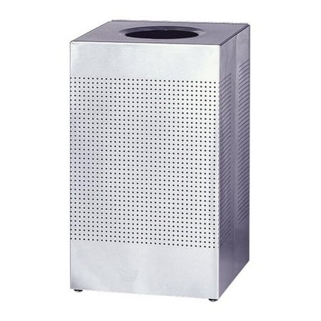 Rubbermaid Stainless Steel Hinged Top Receptacle