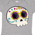 thumbnail image 4 of Inktastic Cute Sugar Skull for Day of the Dead Boys or Girls Baby Bodysuit, 4 of 5