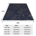 thumbnail image 3 of Zufioo Navy Dark Blue Fleece Blanket Queen Size,Plush Bed Blanket,Ultra Soft Throw Blanket,Plush Fuzzy Cozy Blanket Perfect for Bed,Couch-60"x50", 3 of 7
