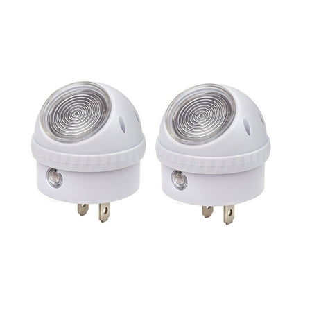 2 Piece LED Night Light Set 360 Degree Rotating Head with Light (Best Garage Lighting Ideas)