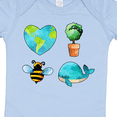 thumbnail image 4 of Inktastic Earth Day Plant a Tree Save the Bees Save the Seas Love Your Mother Boys or Girls Baby Bodysuit, 4 of 5