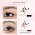 thumbnail image 2 of ONLYEOR Smudge Proof Eyeliner, Waterproof Retractable Eye liner with Brush, Fade-Proof Eye Liner Water Line Pencil, Creamy Texture, Long lasting & Smooth 3ml (B), 2 of 7