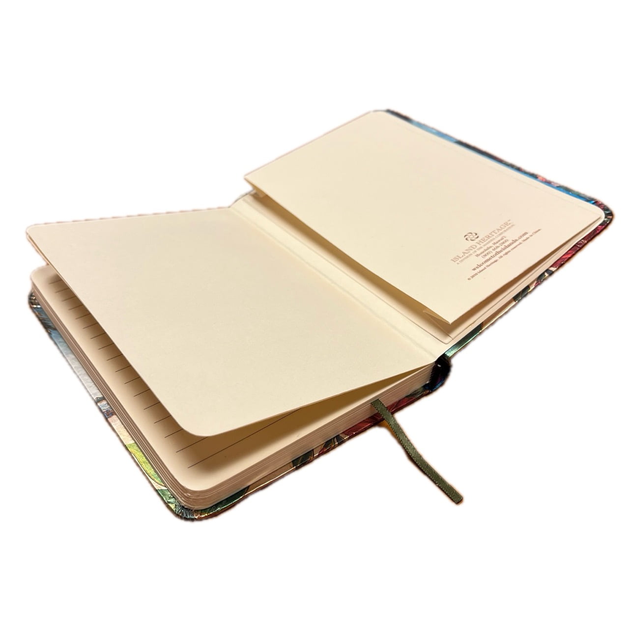 Island Heritage Foil Notebook with Elastic Band, Vintage Hawaii Small
