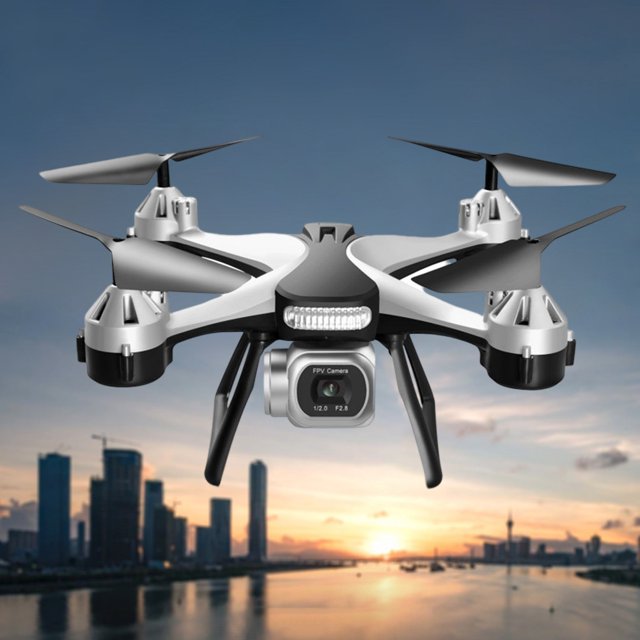 Drone plegable Quadcopter 4K Avión de doble cámara para niños niñas (Blanco)