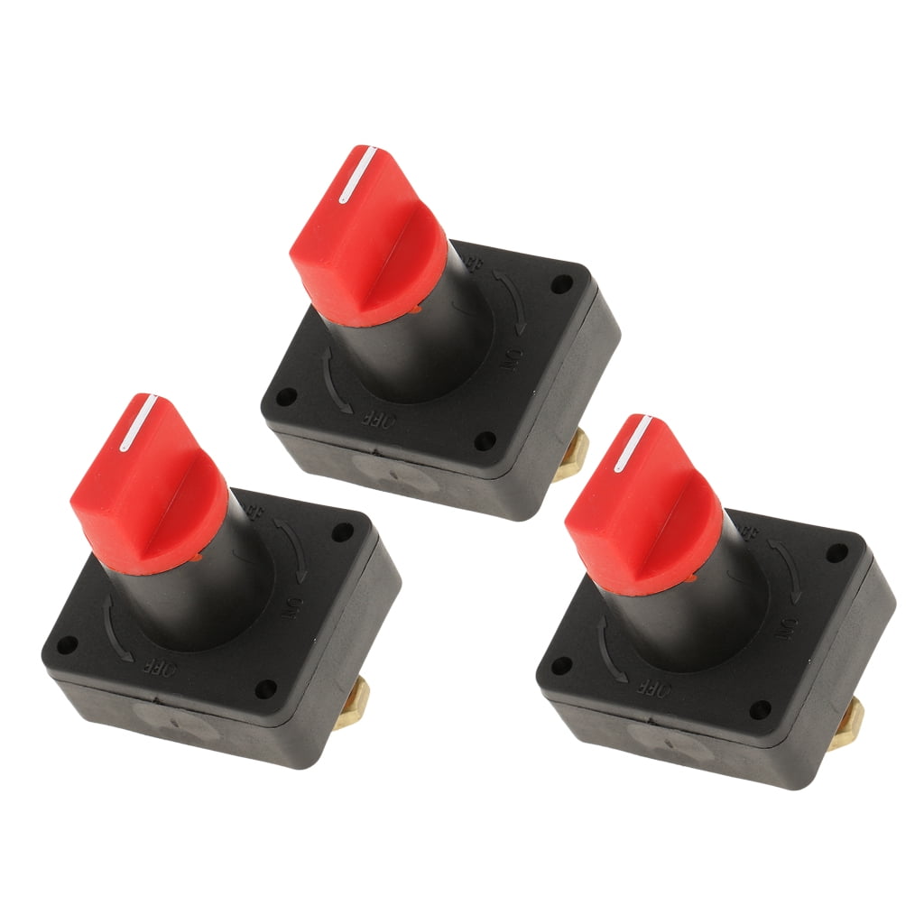 3 of pack 60V DC Universal Car Disconnect Isolator Switch