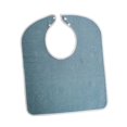 thumbnail image 1 of Bavoir Adulte pour Manger Lavable Réutilisable Imperméable Protecteur de Vêtements Bleu, 1 of 7