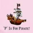 thumbnail image 2 of CafePress - P Is For Pirate Body Suit - Baby Light Bodysuit, Size Newborn - 24 Months, 2 of 4