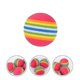 thumbnail image 3 of 25 unidades de pelotas de EVA arcoíris de 42 mm para entrenamiento en interiores (rojas), 3 of 3