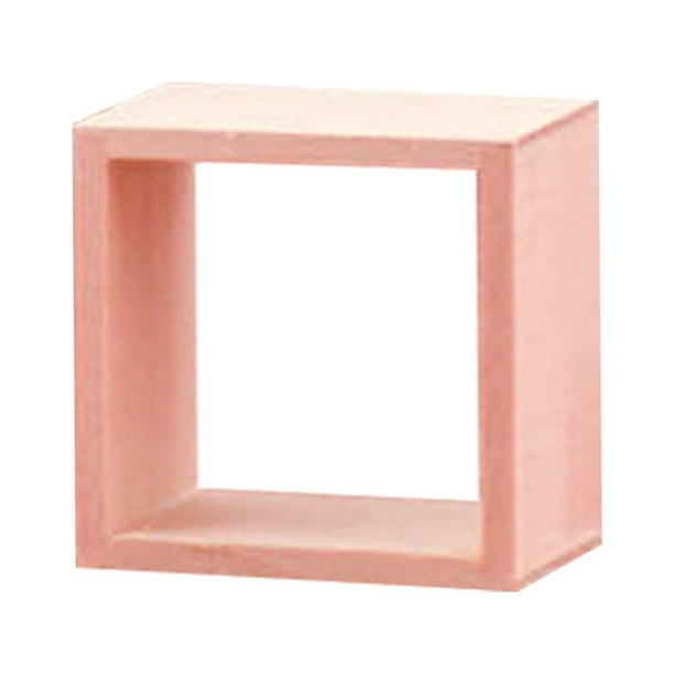 Estantería de almacenamiento para casa de muñecas en miniatura a escala 1/12, accesorio para muebles de madera Sin fondo