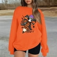 Halloween Costumes Woman 2024 Cute Ghost Graphic Pullover Sweaters Long