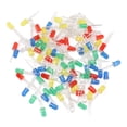 thumbnail image 1 of Kit d'Assortiment de Circuits LED, 100pcs A Mené des Diodes Lumineuses Haute Luminosité 5mm pour le Projet de Science de Bricolage, 1 of 8