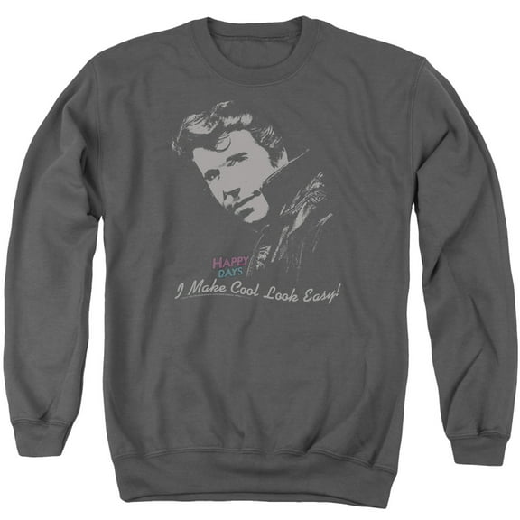 Happy Days - Cool Fonz - Crewneck Sweatshirt - Small