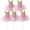 Golden, variant on vlrwzc 5Pcs Cake Toppers Glitter Tutus Dress Ballerina Skirt Cupcake Picks For Birthday Theme Party Decoration(Golden)