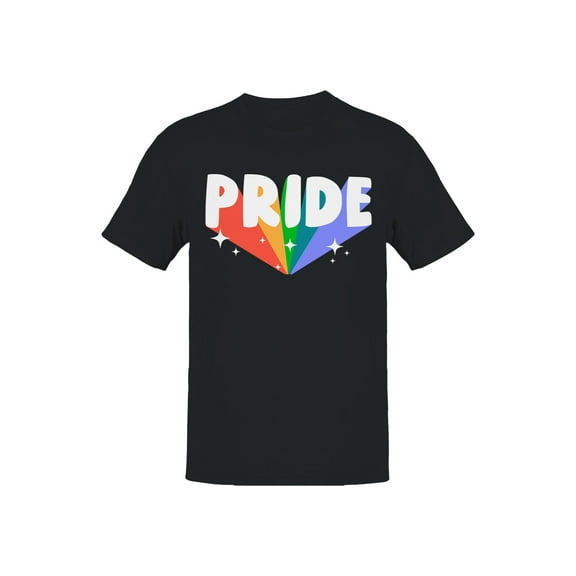 Vibrant Pride Celebration Heart Men's T-shirt