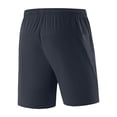thumbnail image 3 of Ceisia Men's Solid Color Ice Silk Casual Sports Pants with Elastic Drawstring Waist Zippered Pockets Tapered Ankle Cuffs Blue Gifts for Father 7X, 3 of 8