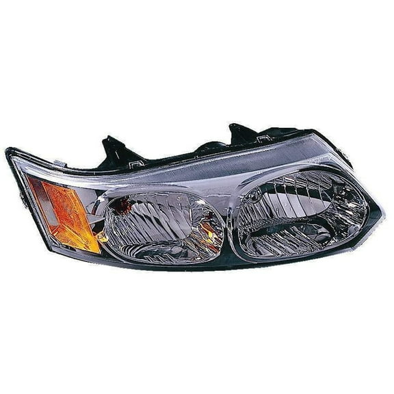 KAI New CAPA Certified Standard Replacement Passenger Side Headlight Lens And Housing, Fits 2003-2007 Saturn Ion Sedan