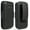 Black, variant on Nakedcellphone [Grid Texture] Snap-On Hard Case Cover with [Rotating/Ratchet] Belt Clip Holster Holder for Alcatel Go Flip 3, Alcatel Smartflip Phone (2019) 4052R/4052C/4052W