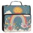 thumbnail image 5 of FORMRS Zipper Binder with Shoulder Strap 2-inch Ring 500 Sheet Capacity File Bag, Blue Rainbow, 5 of 5