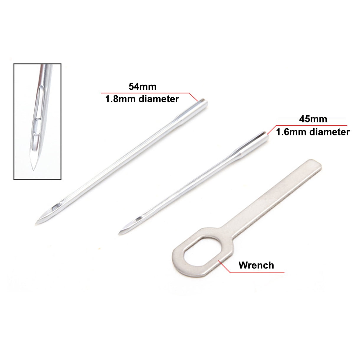 Leather Stitcher Kit For Heavy Duty Canvas Upholstery Repair, Professional Grade Lock Stitching Hand Tool With Metal Frame & Wooden Handle, Sewing Awl Kit For Handmade Needs