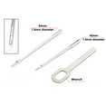 thumbnail image 5 of Leather Stitcher Kit For Heavy Duty Canvas Upholstery Repair, Professional Grade Lock Stitching Hand Tool With Metal Frame & Wooden Handle, Sewing Awl Kit For Handmade Needs, 5 of 5