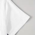 thumbnail image 6 of FAWUUDO Men's Casual Short Sleeve Button Down Collar Breathable Loose Quick Dry Solid Color Shirts White, 6 of 7