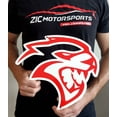 thumbnail image 3 of Dodge Hellcat Cutout Red Steel Sign Wall Art, 3 of 7