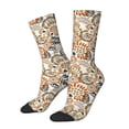 thumbnail image 2 of Uemuo Floral Paisley Pattern Women's Crew Socks, Soft Durable Breathable Moisture-Wicking with Odor Control Cotton socks, 2 of 9