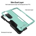 thumbnail image 3 of CoverON For Samsung Galaxy Z Fold4 / Fold 4 Case, Military Grade Heavy Duty Rugged Phone Cover Grip, Green, 3 of 10