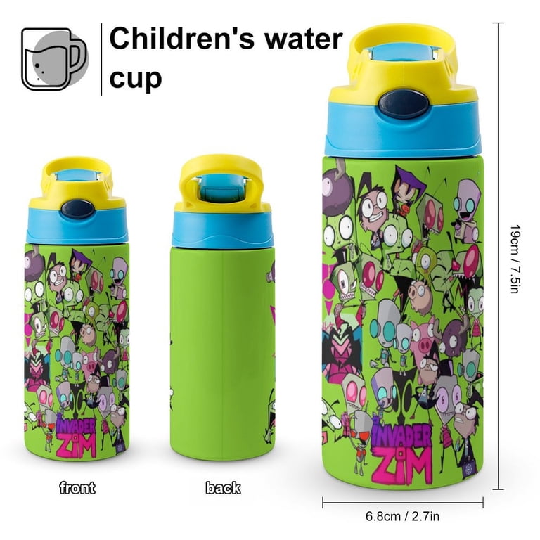 Invader Zim Stainless Steel Insulated Water Cup for Boys Girls