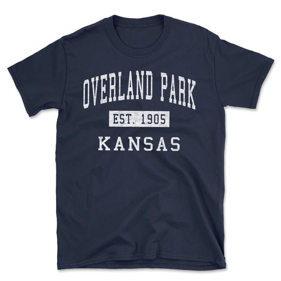 Overland Park Kansas Classic Established Men's Cotton T-Shirt